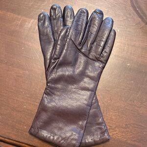 Aris Dark Leather Gloves